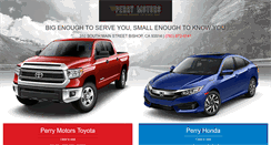 Desktop Screenshot of perrymotors.com